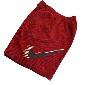 Vintage Nike Club USA Basketball Shorts Star Print Fleece Men's MEDIUM